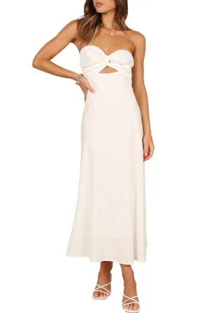 Petal & Pup Rosetta Twist-Knot Maxi Dress (size large)