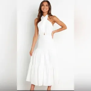Petal & Pup Halter or Criss-cross Midi Dress (size medium)