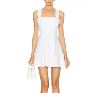 STAUD Mini Teresa Poplin Dress (size medium)