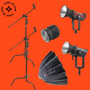600D + 300D + Softbox + Fresnel + Cstands and Sandbags