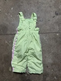 12M: Neon green w/pink stripe
