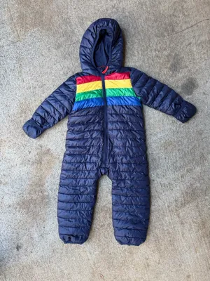 18-24M: Rainbow Snowsuit