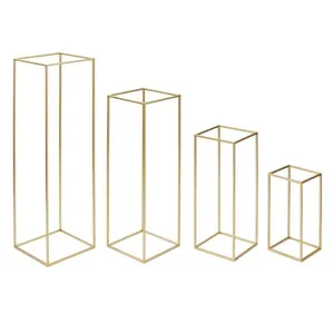 Gold Nesting Metal Frame (4pc Set)
