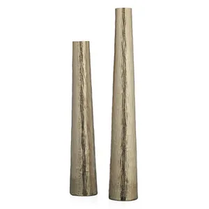 Champagne Gold Floor Standing Vase