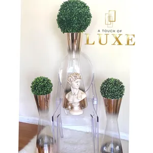 Brushed Rose Gold Vase