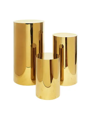 Gold Pedestal (3pc Set)