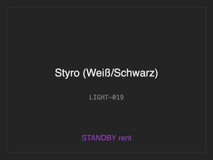 Styro (Weiß/Schwarz)