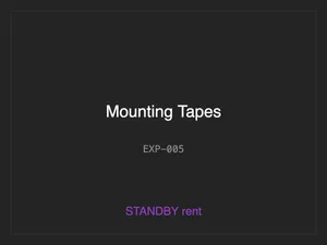 Mounting Tapes