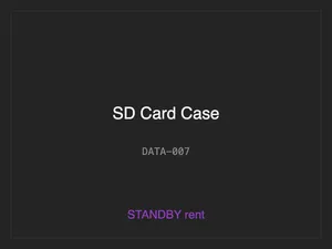 SD Card Case