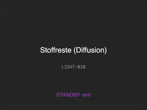 Stoffreste (Diffusion)