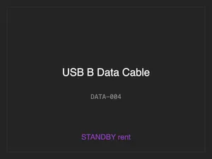 USB B Data Cable