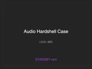 Audio Hardshell Case