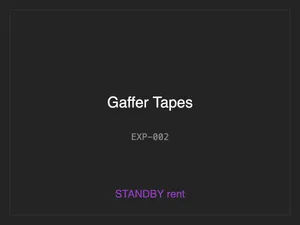 Gaffer Tapes