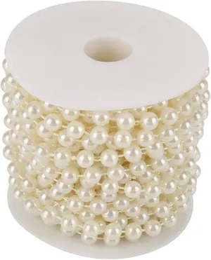 GARLAND - PEARL GARLAND - 8MM 11 FT GARLAND