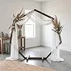 ARCH - 7FT HEPTAGONAL WOOD ARCH - DECOR NOT INCLUDED