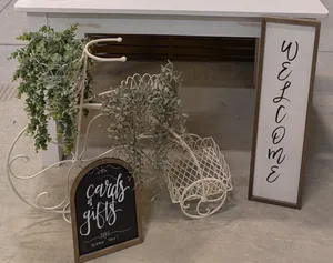 SIGN - WOODEN VERTICAL WELCOME SIGN 
