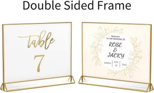 TABLE DECOR - FRAME 5 X 7 HORIZONTAL ACRYLIC DOUBLE SIDED FRAME 