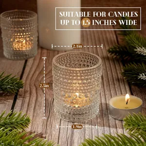 CANDLE HOLDER - TEALIGHT VOTIVE CANDLE HOLDERS - Candles rented separately