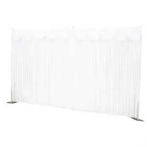 Plain White Silk Backdrop – 6M x 3M