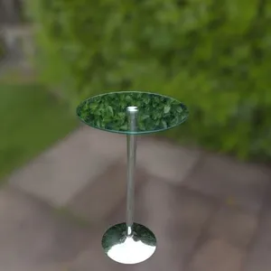 Glass Poseur Table - Clear