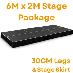 6M x 2M Stage Package - 30CM High 