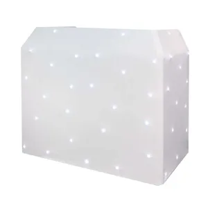LED Starlight DJ Booth - Black/White