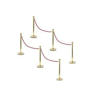 Gold Post & Rope Package - 6 Post/4 Ropes