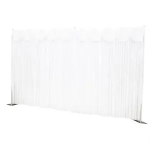 6M x 3M - White Silk Backdrop Package
