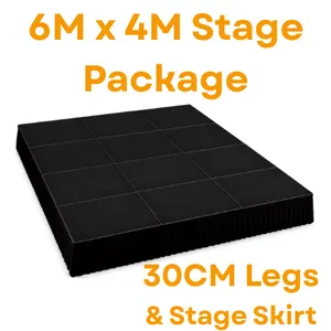 6M x 4M Stage Package - 30CM High 