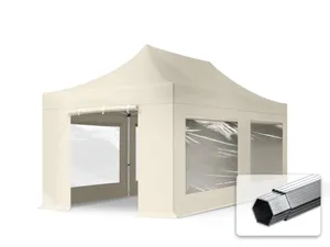 Partyzelt 6 x 3 m Faltpavillon - beige
