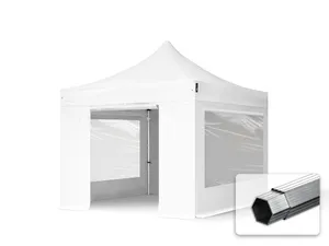 Partyzelt 3 x 3 m Faltpavillon - weiß