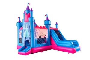 Eisprinzessin Schloss Hüpfburg 6 x 4,5 Meter