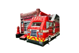 Feuerwehr Hüpfburg 5 x 5 Meter