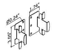 Basic-55 A3 mounting set Z (1pc)