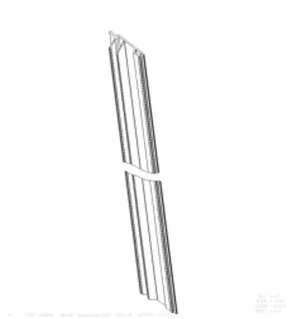 Skyrise Extrusion 45.66 w/Mag Lightbox