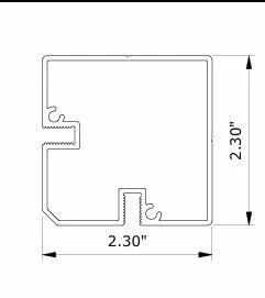 L-corner A1 profile A 58.46