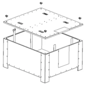 Vault Case Assembly 38287 (Silver Finish)
