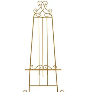 Gold Scroll Easel