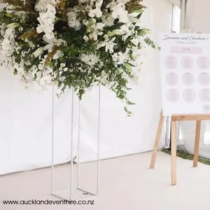 Large White Box Frame Stands