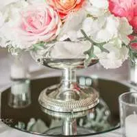Round mirror tiles