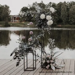 Large Black Box Frame Stands