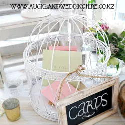 White birdcage