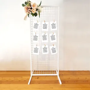 White Mesh Frame Stand