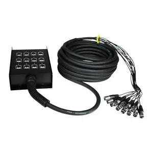 25m Multicore XLR Drum Stage Box (Wheeled)