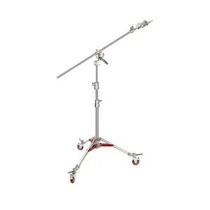 HEAVY DUTY WHEEL BASE BOOM ARM STAND