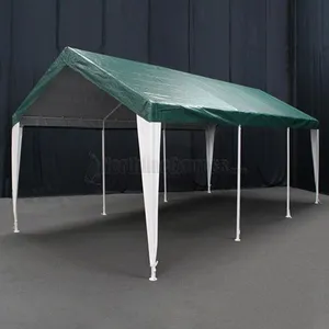 20 X 20 GREEN/WHITE CANOPY WITH SIDEWALLS