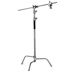 C-Stand With Holding Arm and 2 Pieces Grip Head