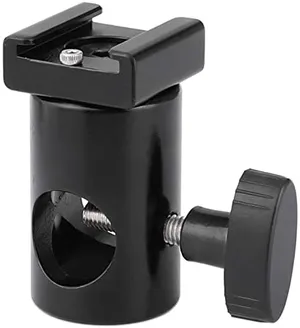 Cold shoe to stand mount adapter