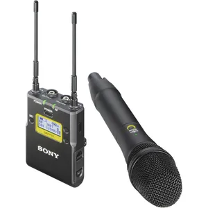 Sony UWP wireless microphone with handheld transmitter