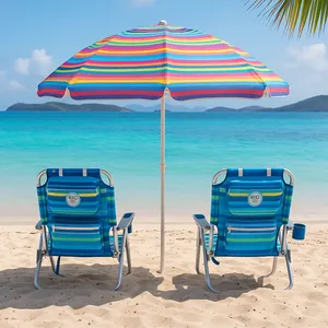 Beach Day Bundle - [2 Chairs and 1 Umbrella]